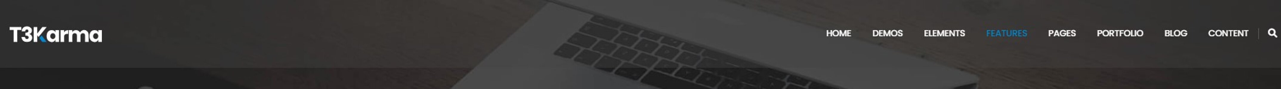 Full Width Semi Transparent Dark