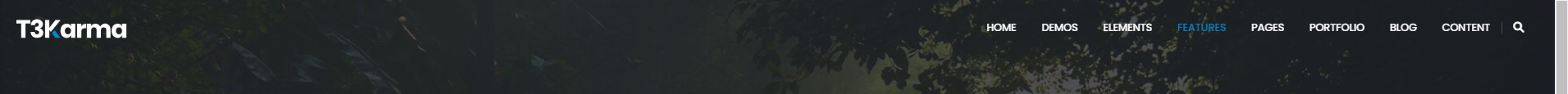 Full Width Transparent Dark