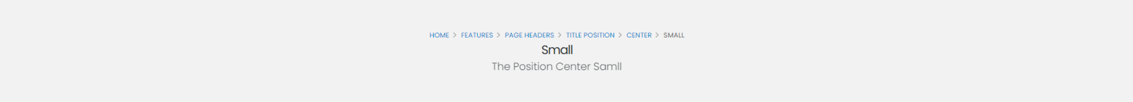 The Position Center Small